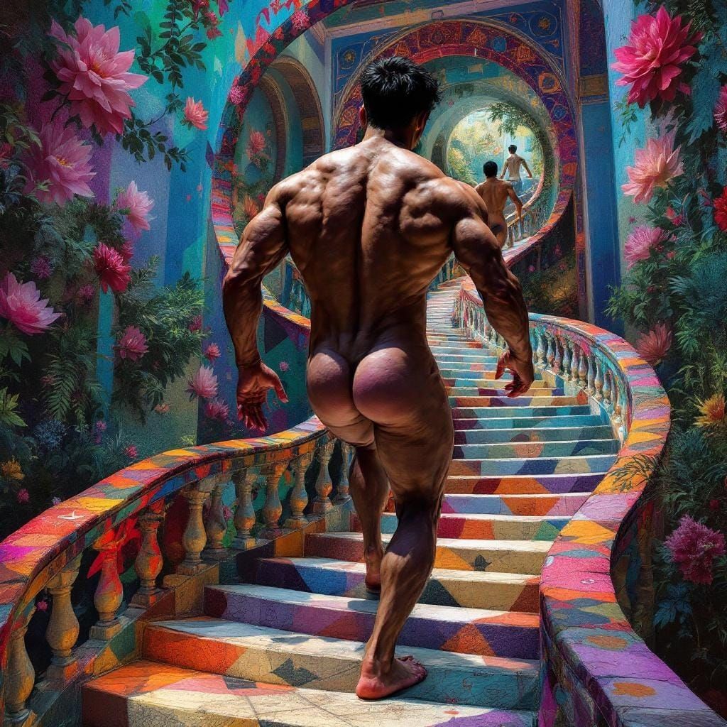 Muscled Men in Vertigo Art Style