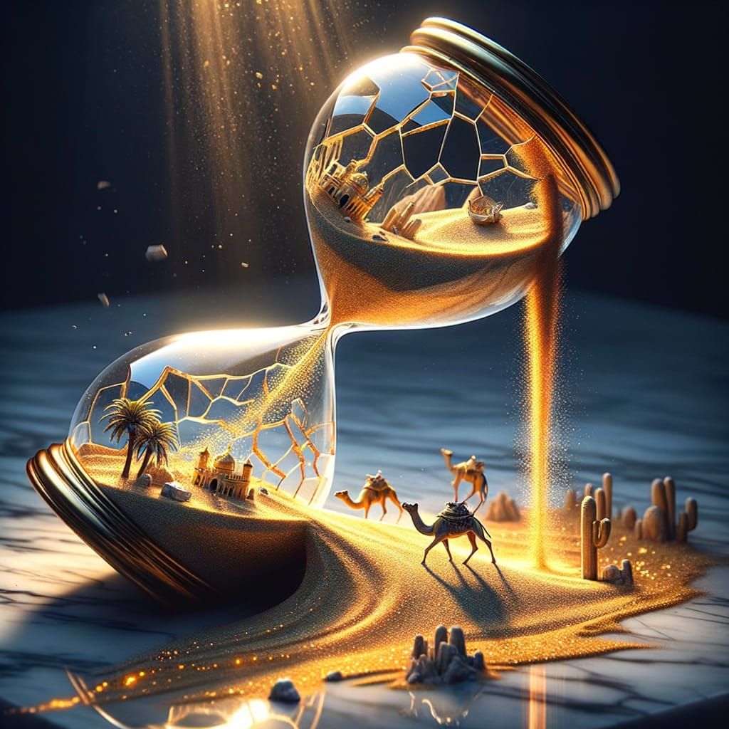 Fleeting Elegy in Shattered Time