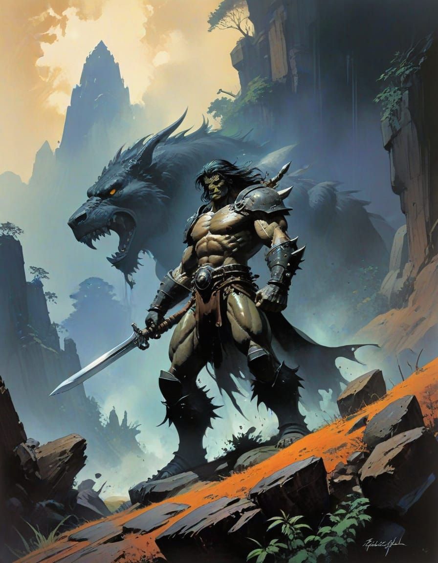 Vintage Heavy Metal Covers in Dreamy Watercolor Style