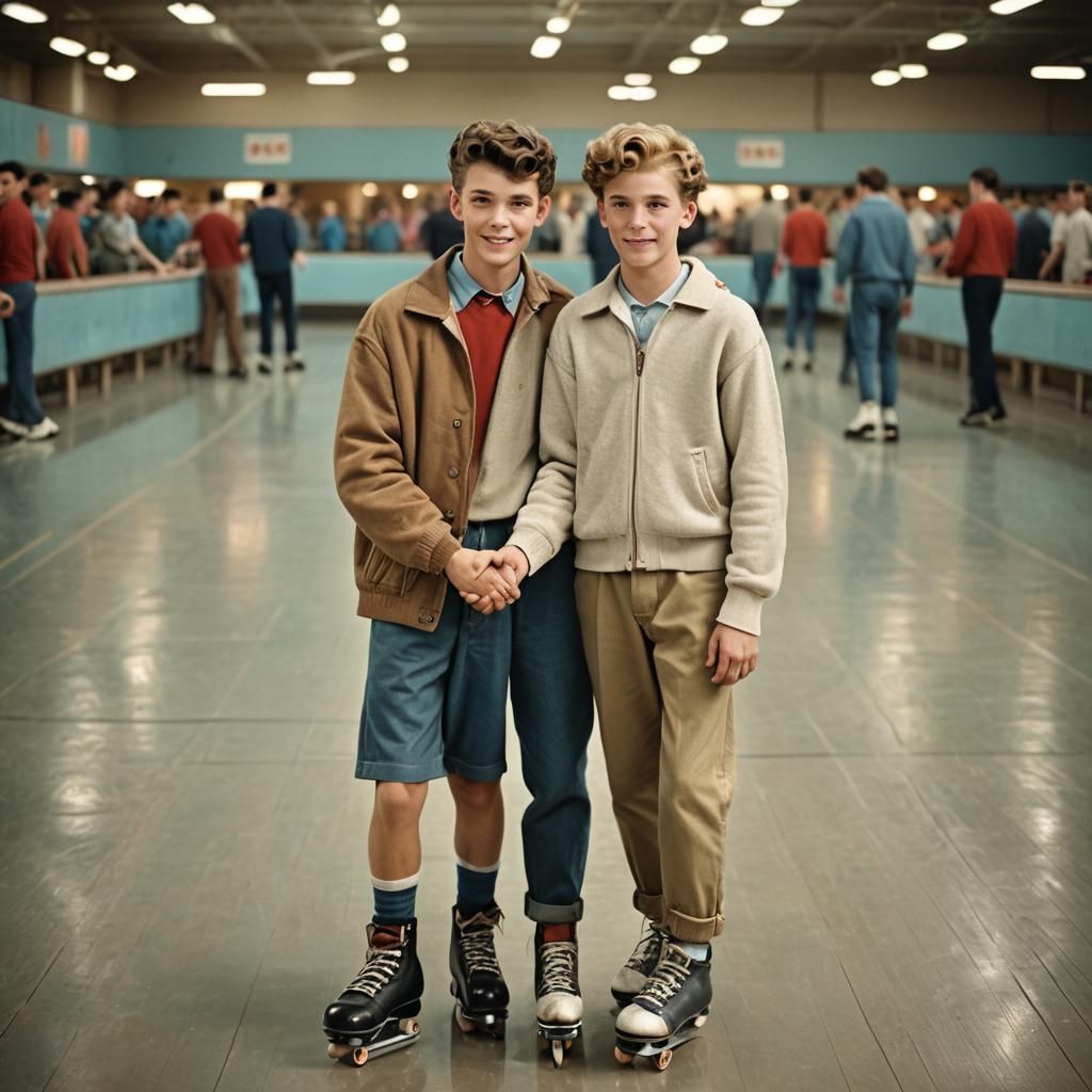 Boys' First Date at the Roller Rink