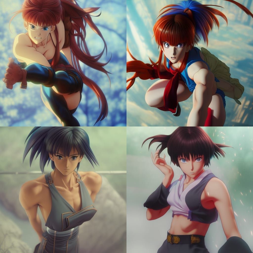 Marissa in Street Fighter 6 Style Digital Artwork