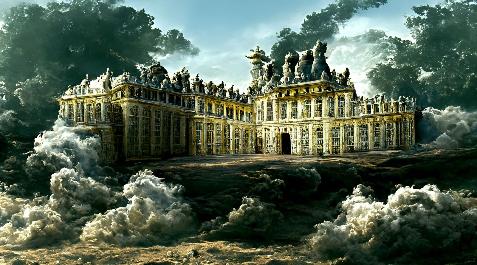 Versailles Palace: Epic Baroque Chateau Depiction