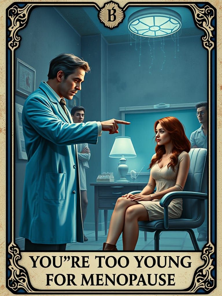 Surreal Tarot Hellscape: Doctor's Office Scene