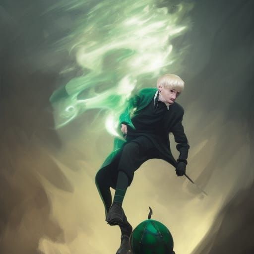 Scorpius Malfoy as Slytherin Quidditch Chaser