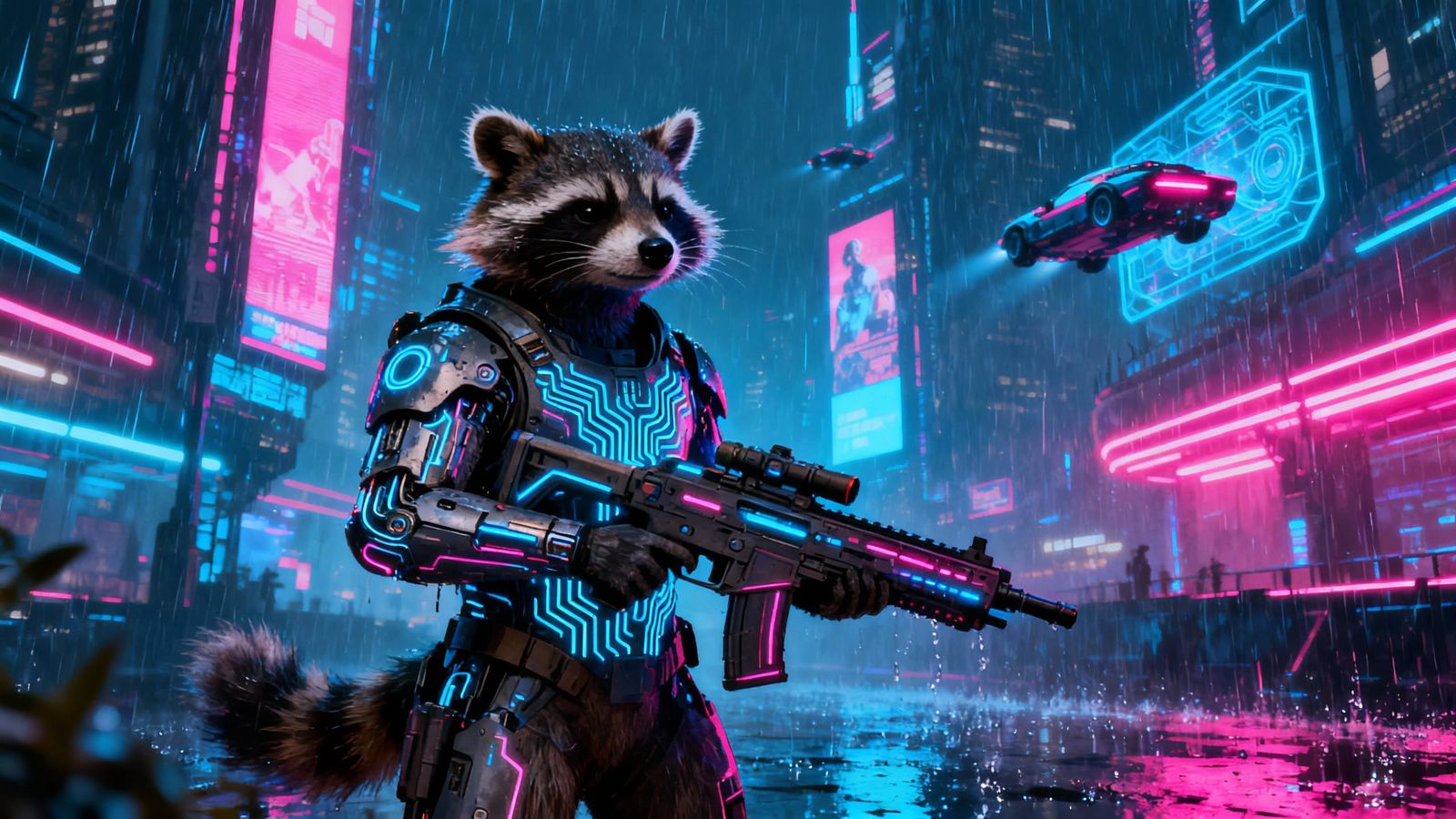 Rocket Raccoon.