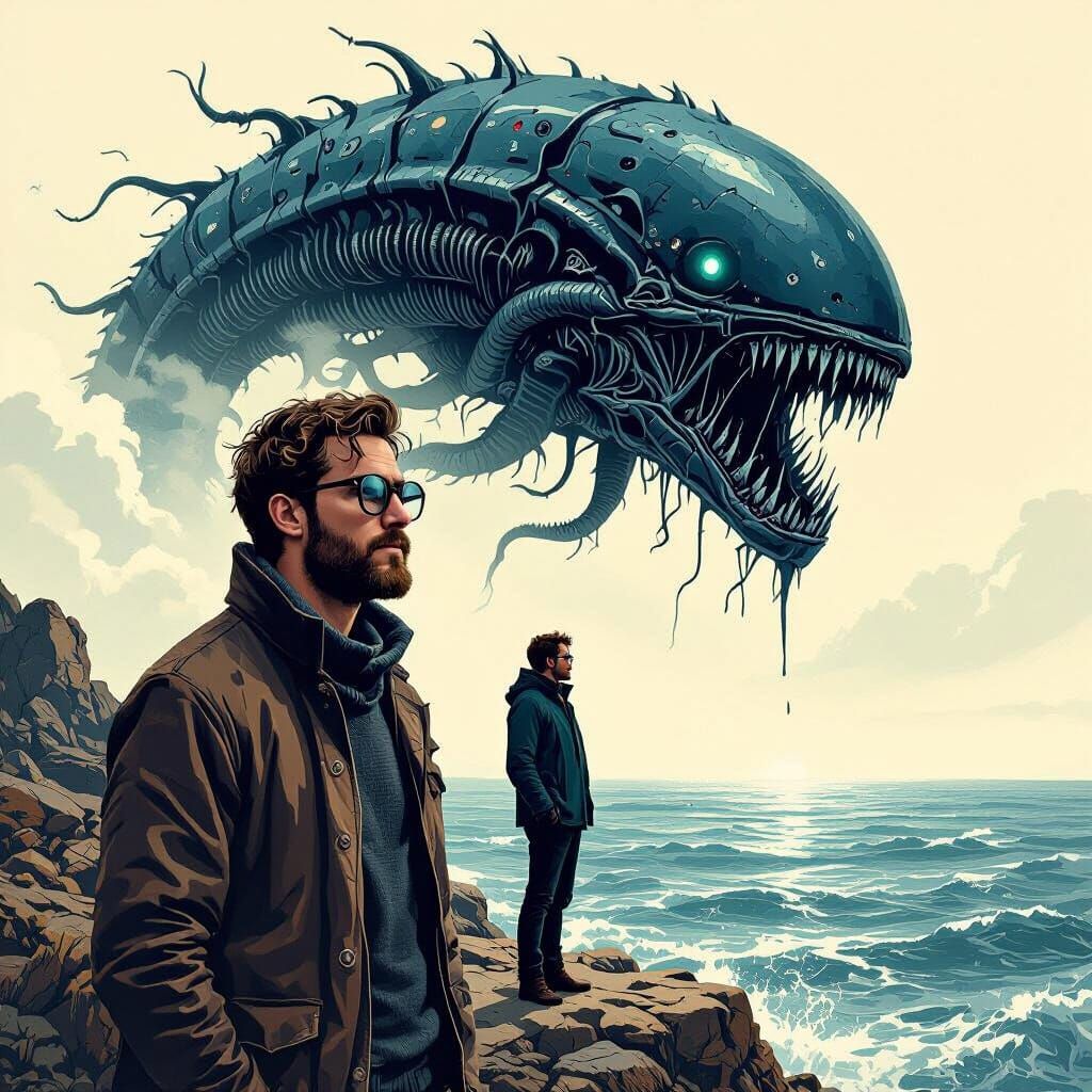 Oceanographer's Alter Ego: Bioluminescent Leviathan