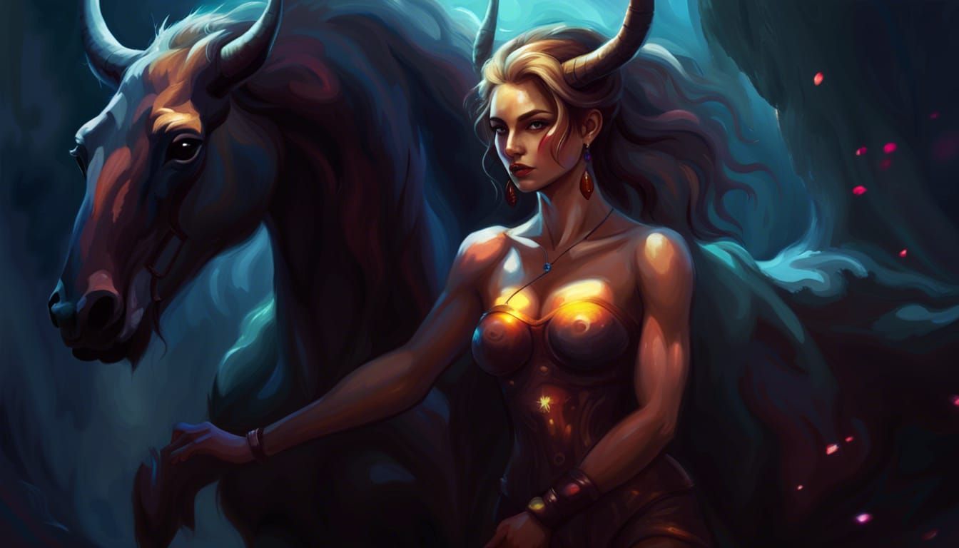 Tiefling With Nightmare