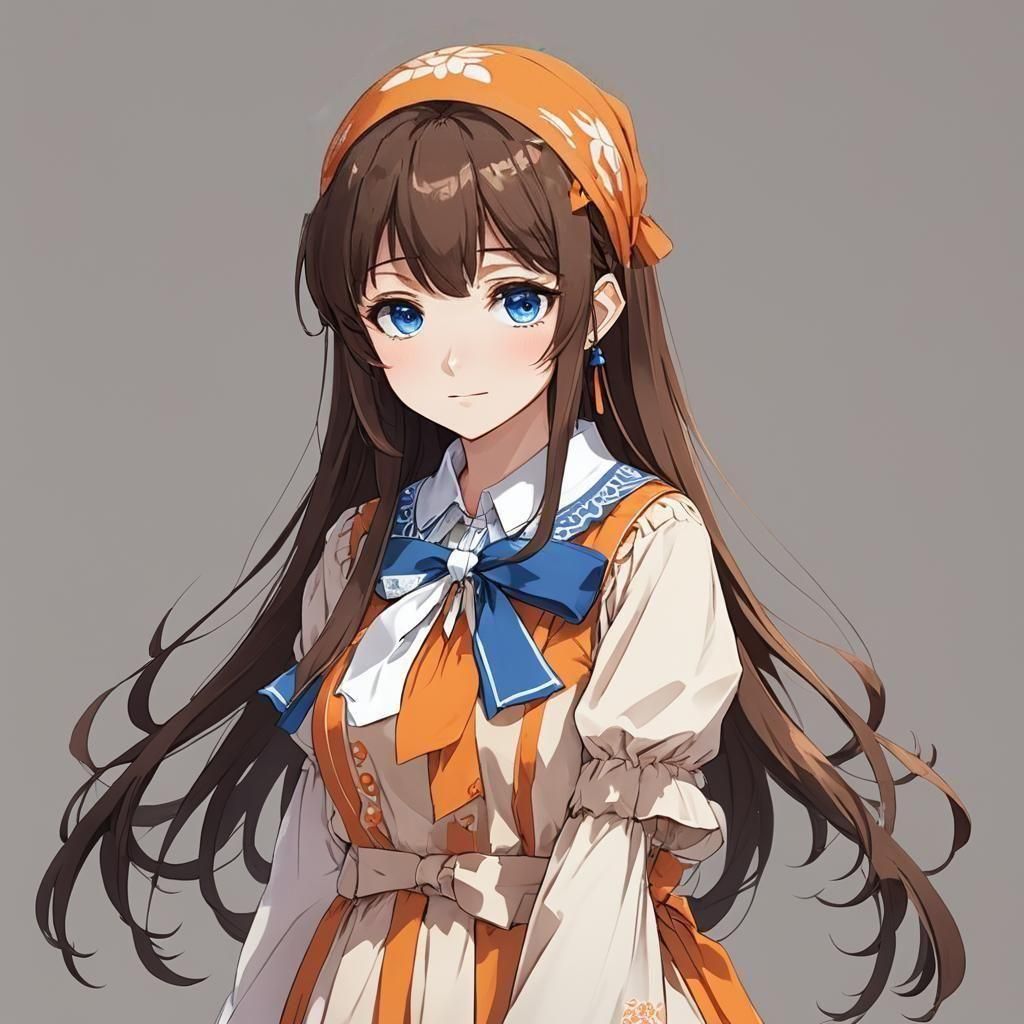 Brown curtain bangs. by artist "anime", Anime Key Visual, Japanese Manga, Pixiv, Zerochan, Anime art, Fantia