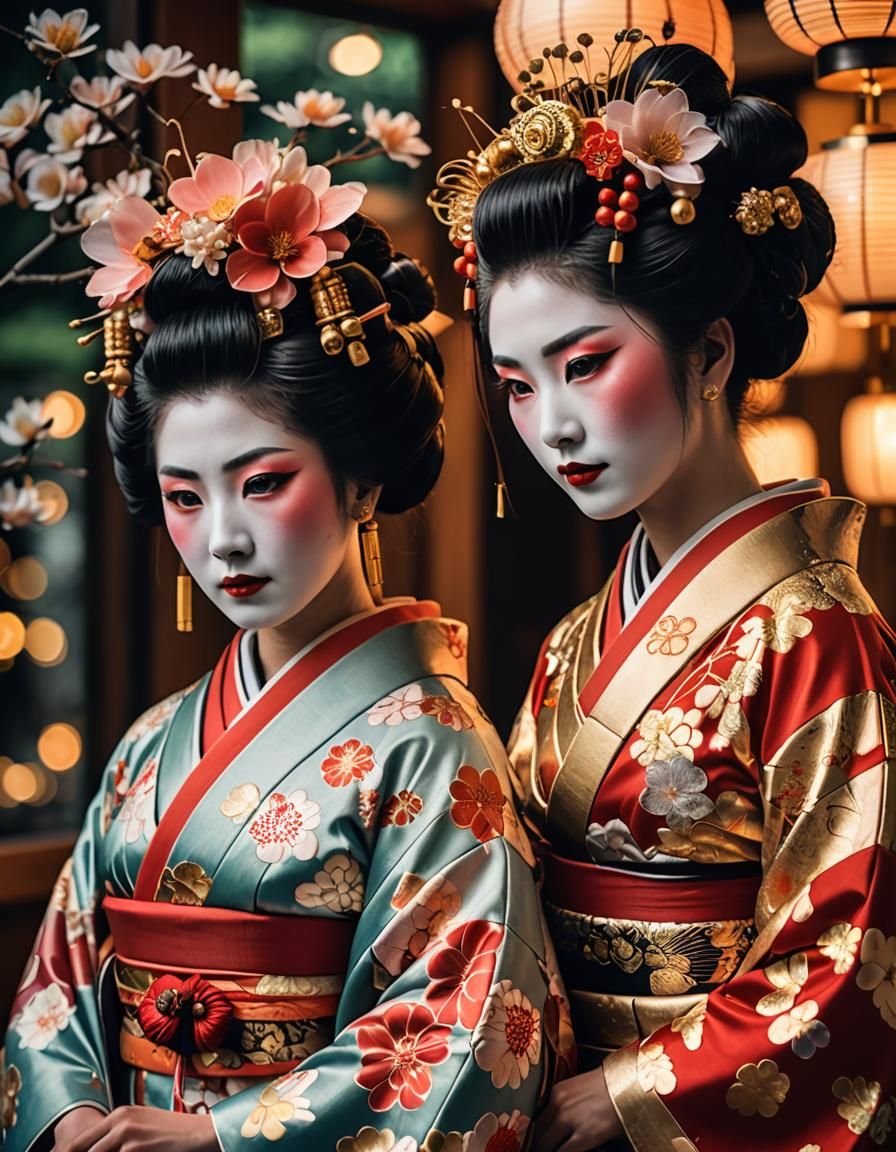 Maiko and Geiko in Kimono: Kodomo no Hi Photography