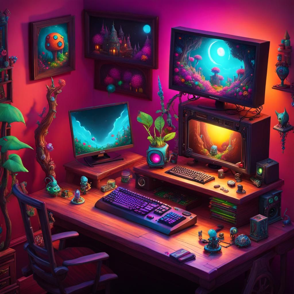 A Visual Symphony Gaming PC Setup