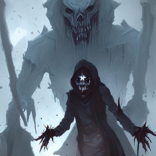 Sinister Little Ghouls in Dark Fantasy Style