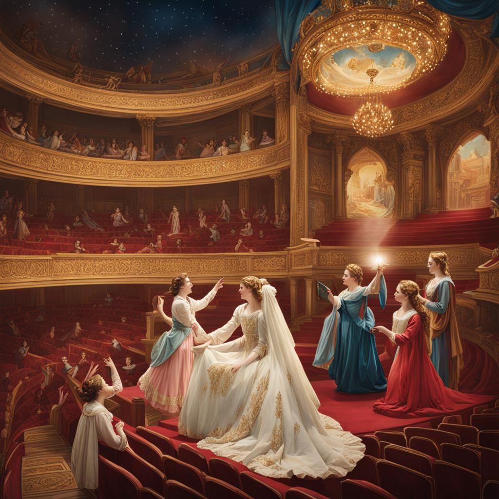 A Heavenly and Magical Theater for Girls Ad