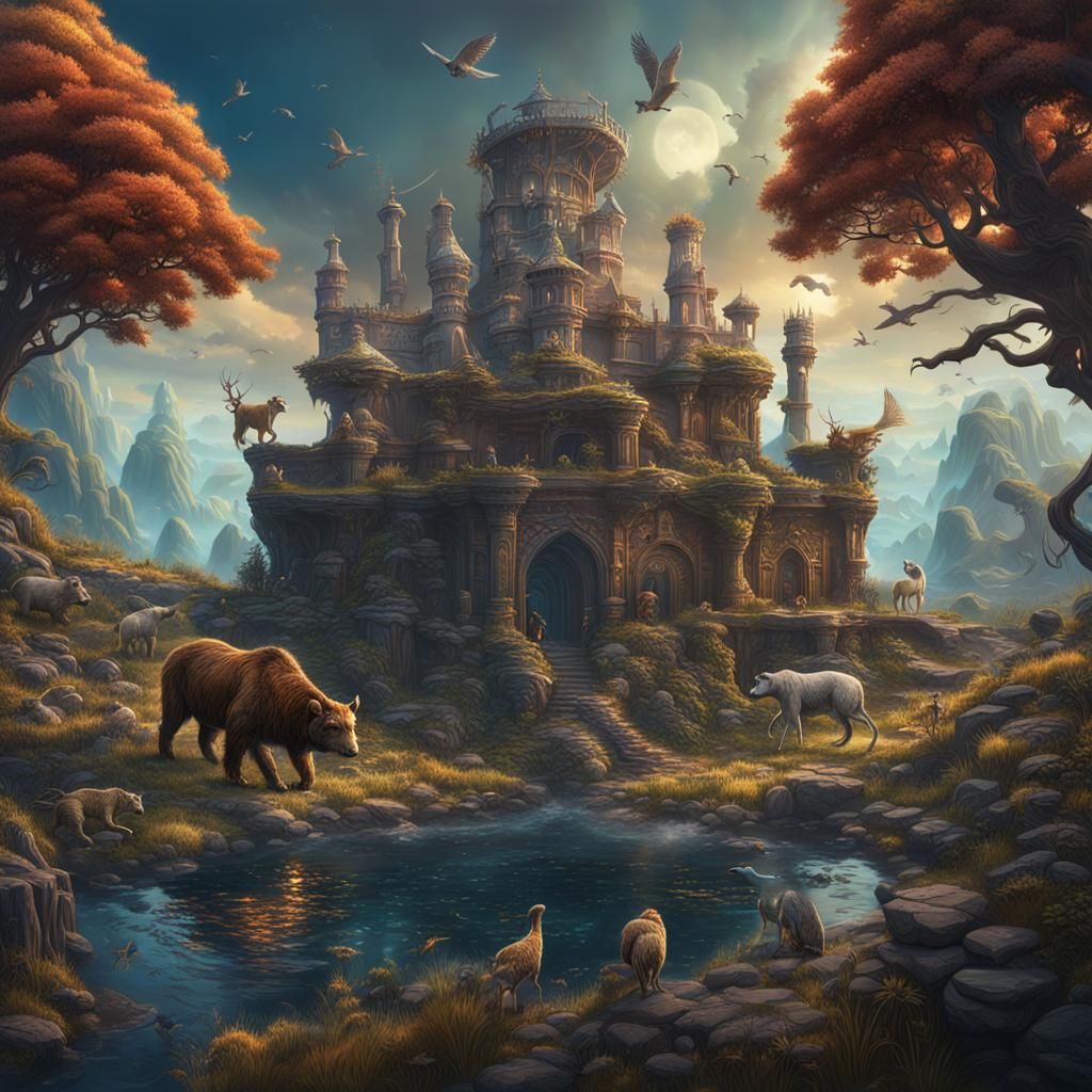 Internet of Animals: Detailed Matte Painting