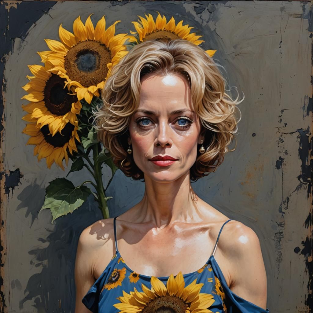 Sigourney Weaver Likeness as Oil Painting