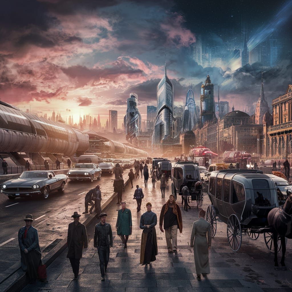 Seeing the future while in the past