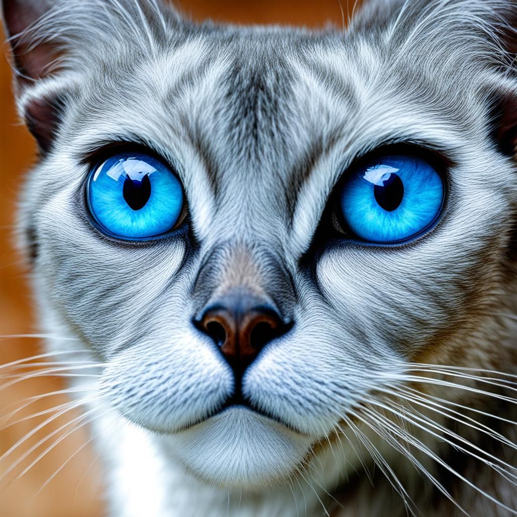 Captivating Big Blue Eyes