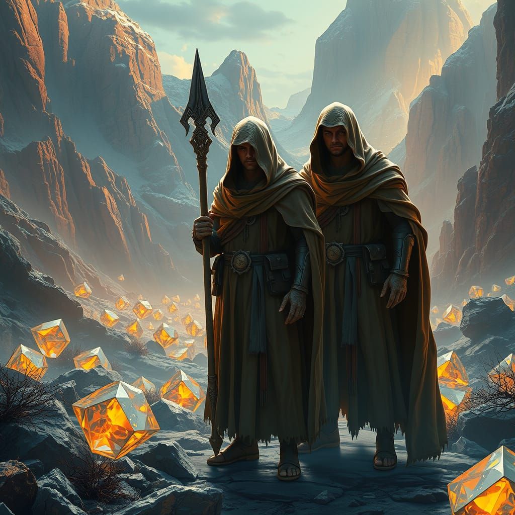 Ancient Heroes in Dystopian Diamond Valley