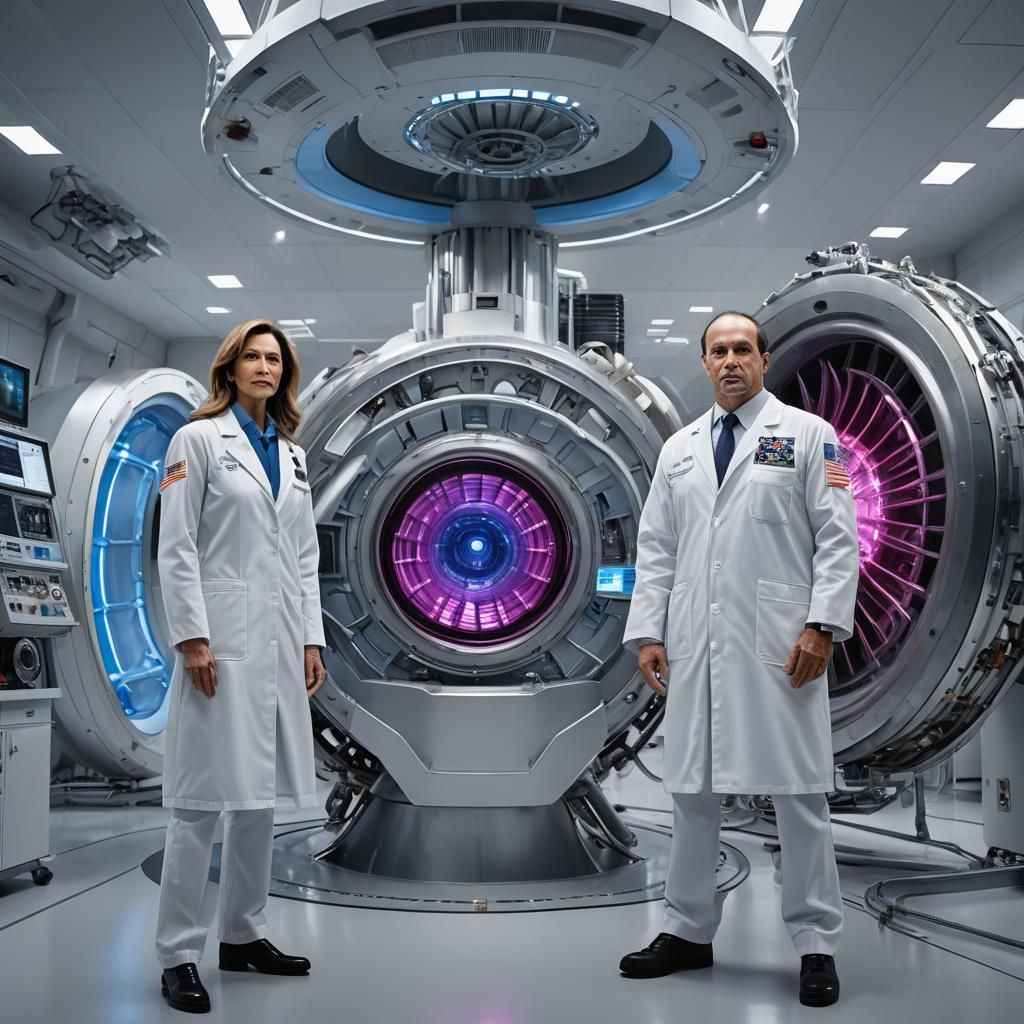 Hyperrealistic Free Energy Reactor Concept Art