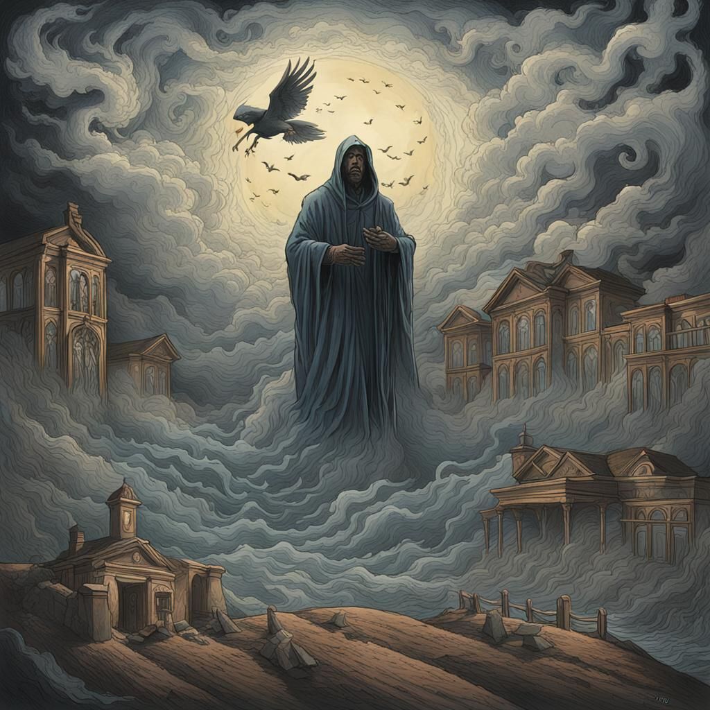 Evocative Image of Spirit's Demise