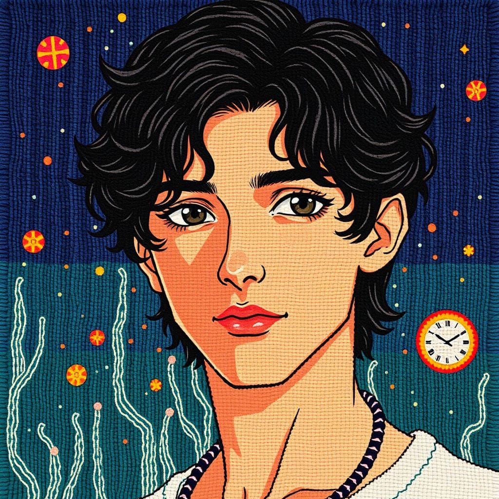 (Woven tapestry surrealism) Sampaio