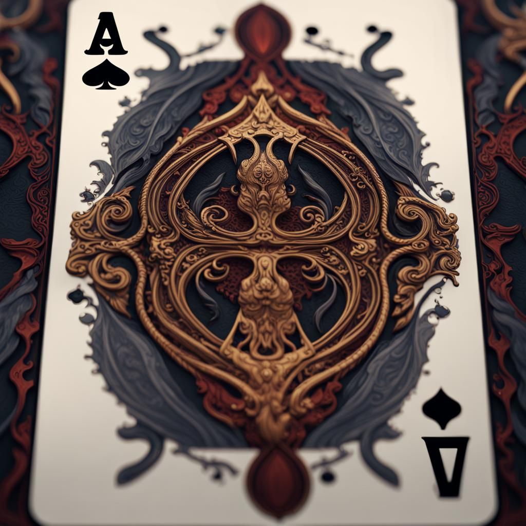 Phantom Playing Cards in Detailed Matte Painting