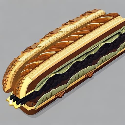 Hellish Politician Sandwich in Detailed 8K Resolution