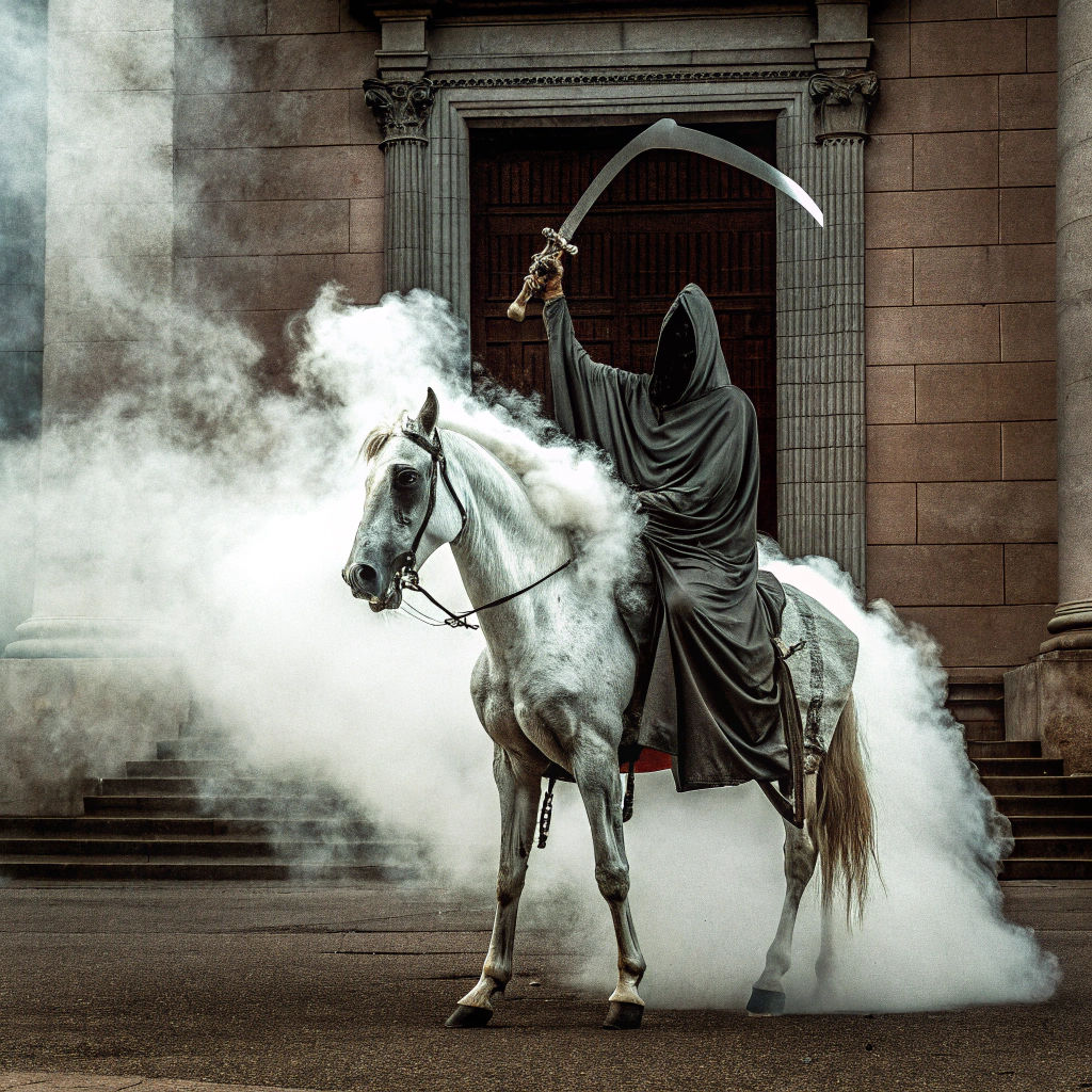 Ethereal Headless Horseman on Skeletal Steed