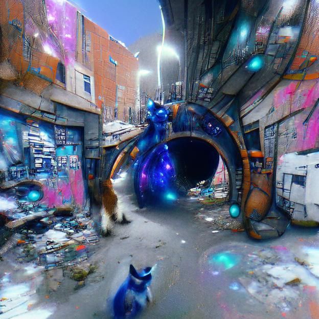 Sci-Fi Portal to an Alien Nebula