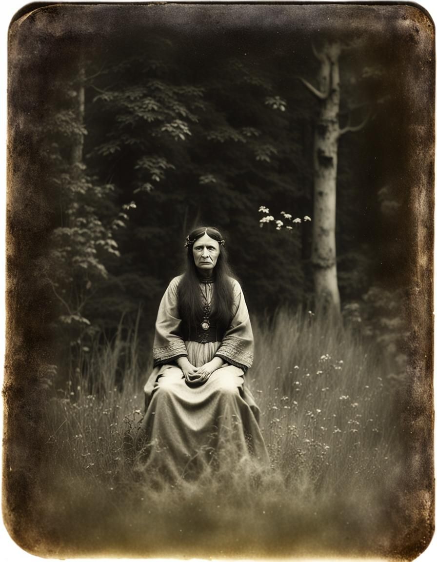 Mama Aradia out in the woods