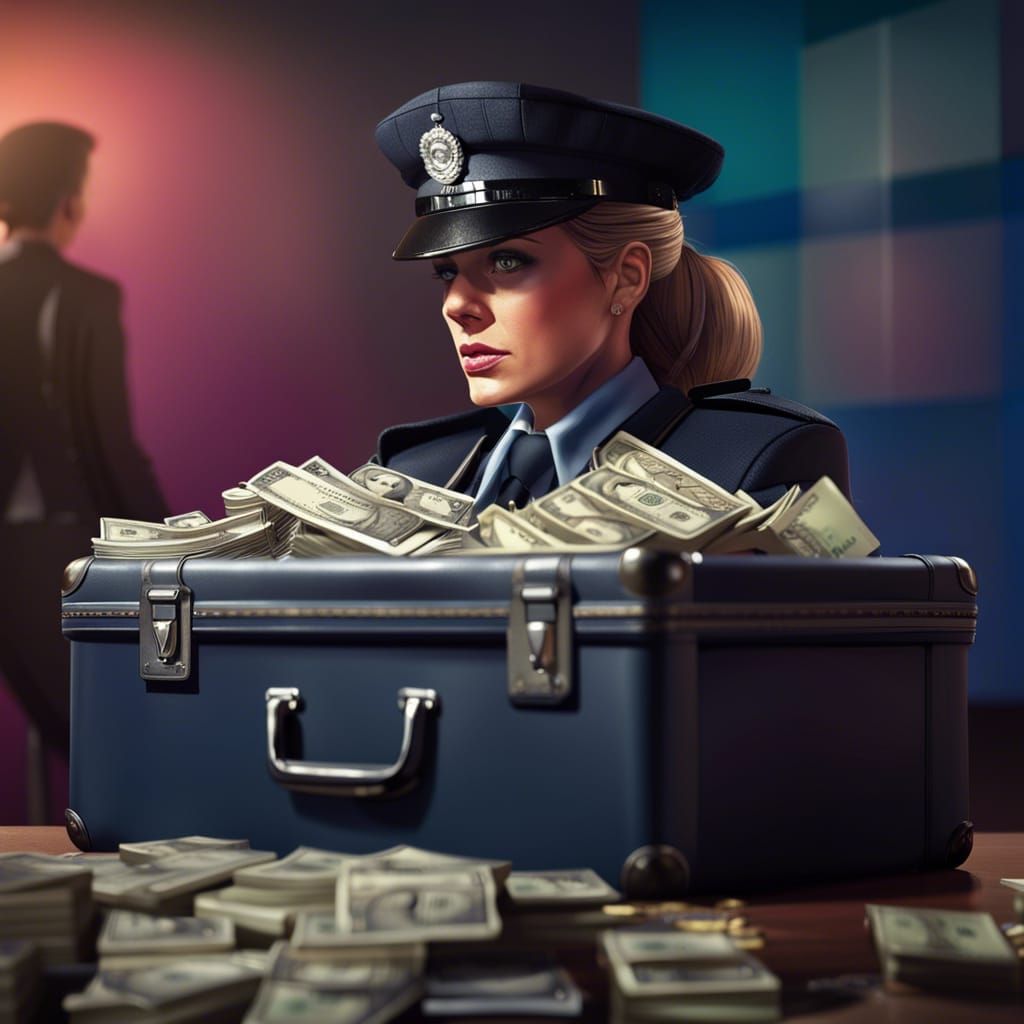 Female police officer bribery