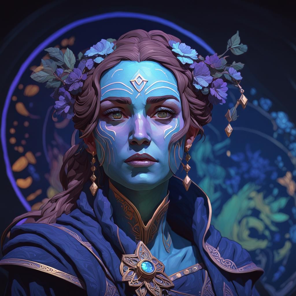 Alluring Rogue in Shadows: Hyperdetailed Concept Art