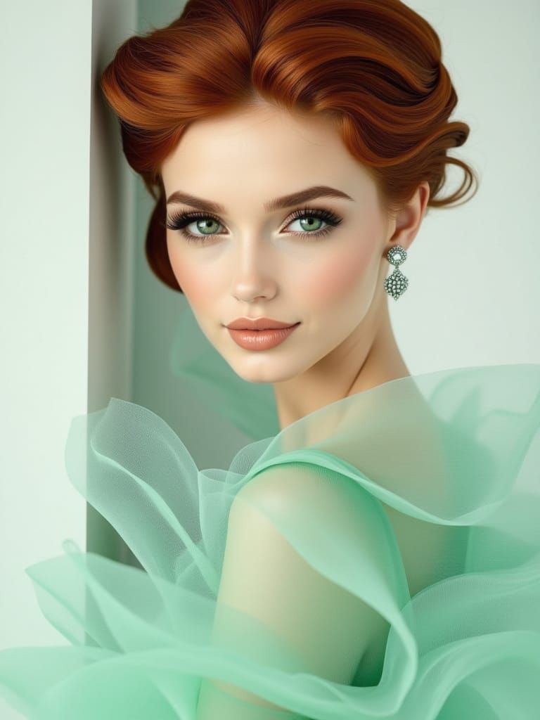 Gina in green