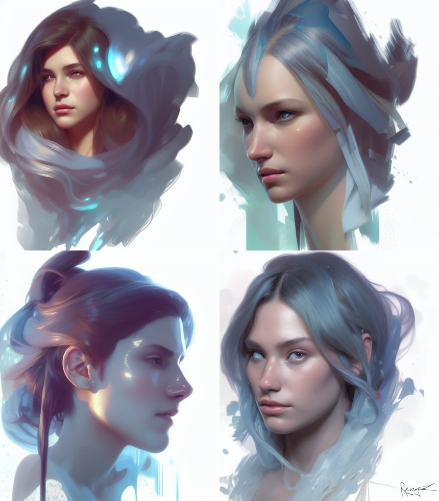 Hyperdetailed Portrait in Dynamic Lighting