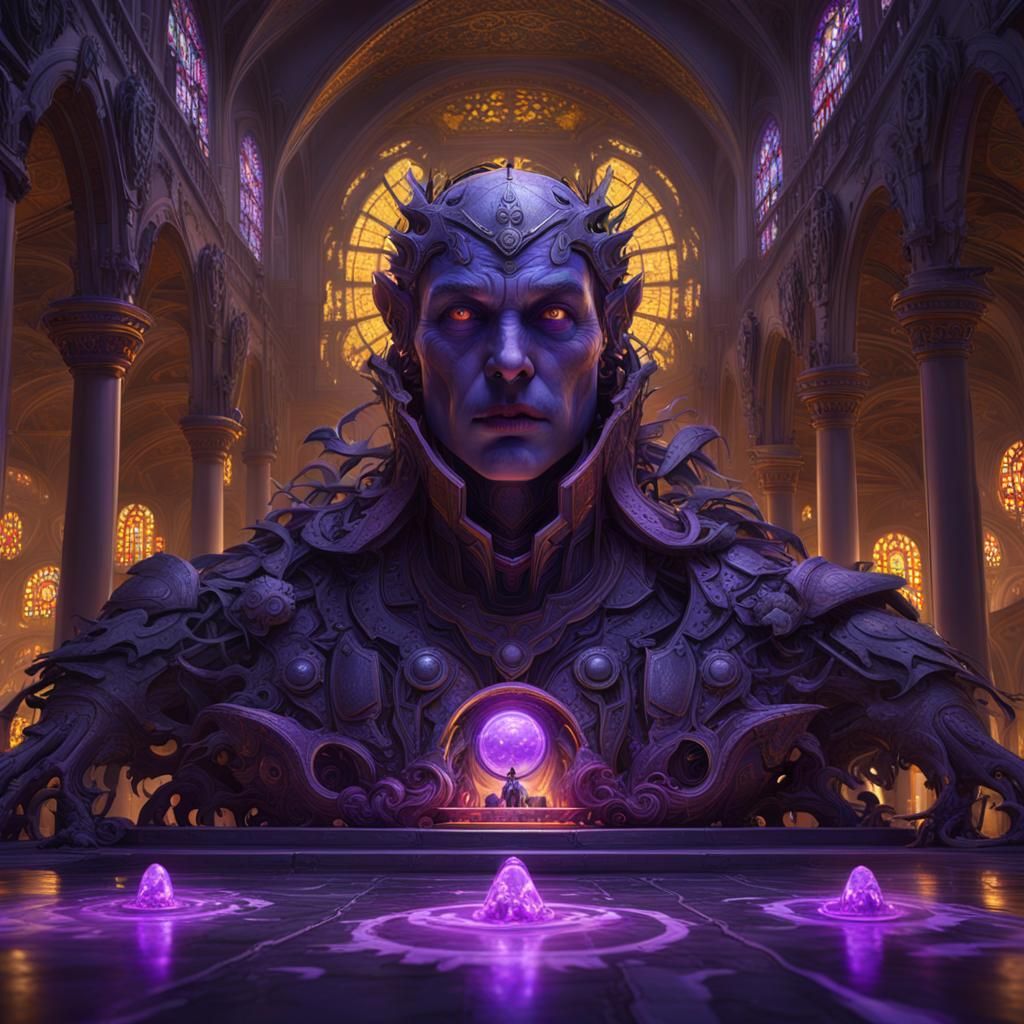 AI Capabilities in Dark Fantasy Concept Art