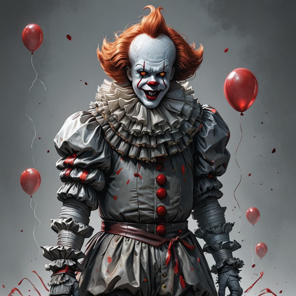 Pennywise in 3D Anime Art Style