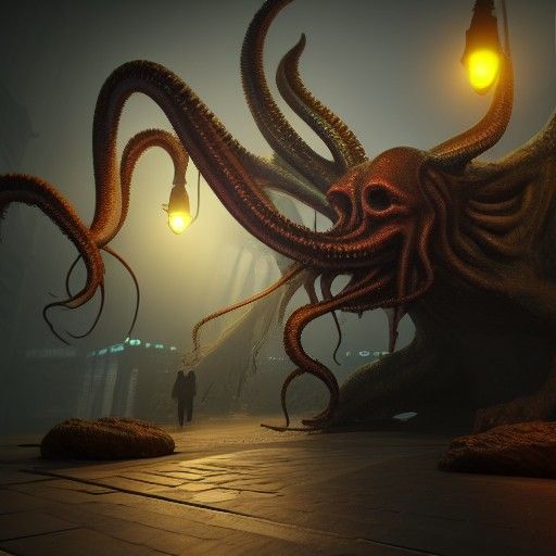 Cthulhu Concept Art in 3D