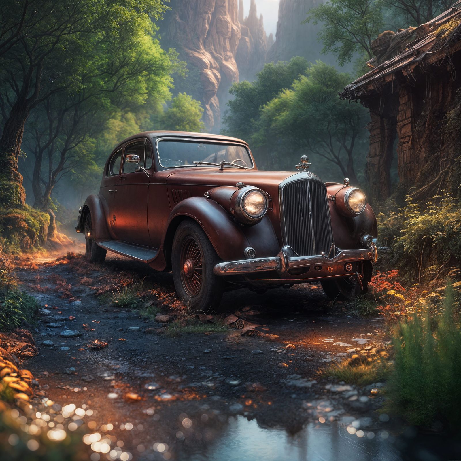 I Parked My Car Here Near The House of My Friend Elf