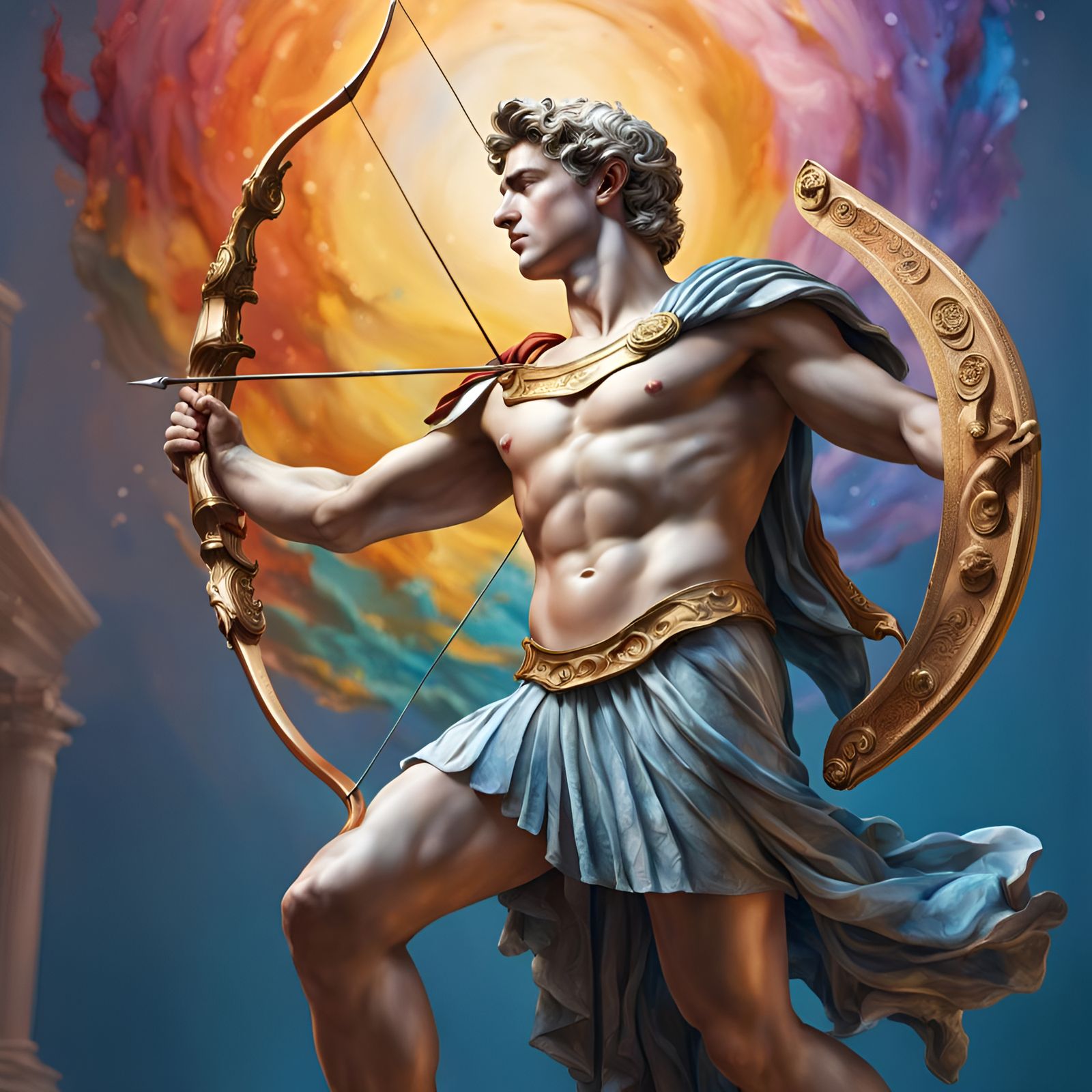 Roman god Apollo