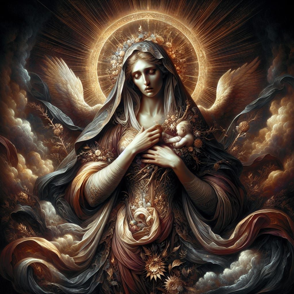 Majestic Sorrows of the Celestial Mother