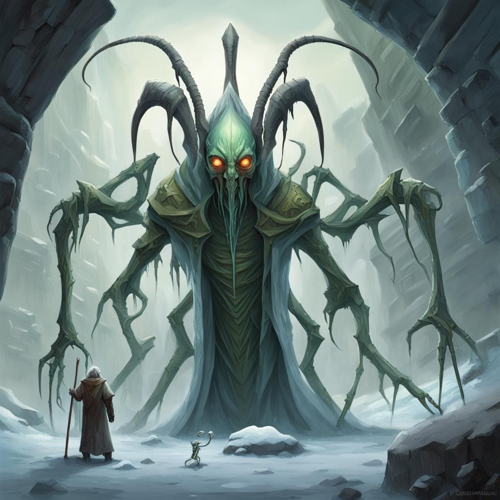 Horrifying Alien Mantis Released from Icy Prison