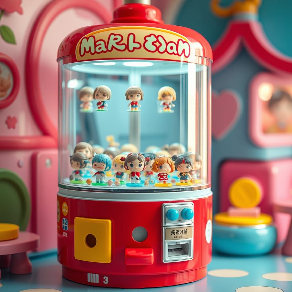 Colorful Chibi Maruko Chan Vending Machine