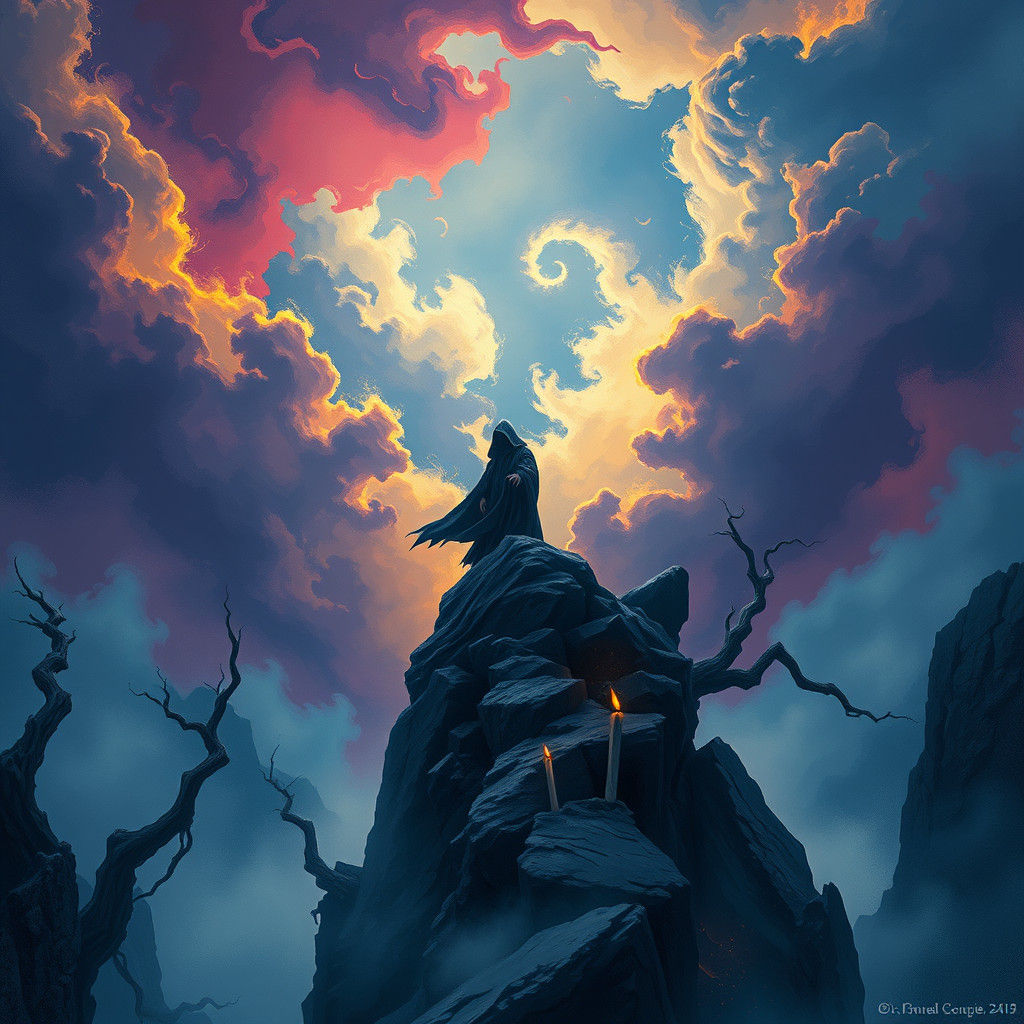 Death on Misty Peak: Fantasy Concept Art