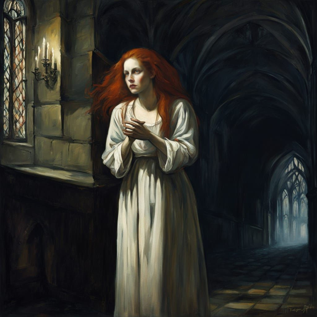 Gothic Horror Lady Macbeth in Turmoil