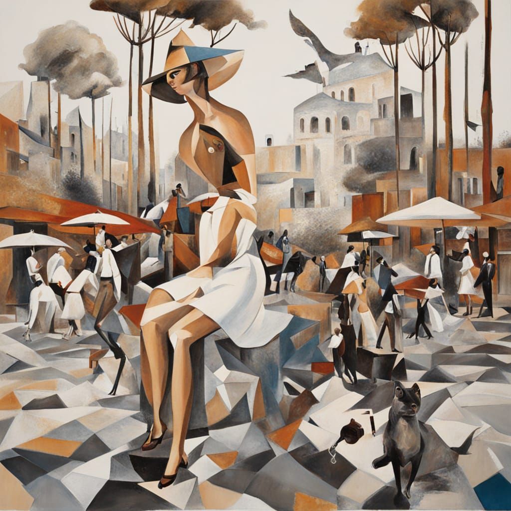 Abstract Biomorphic Surrealism in Dreamscape