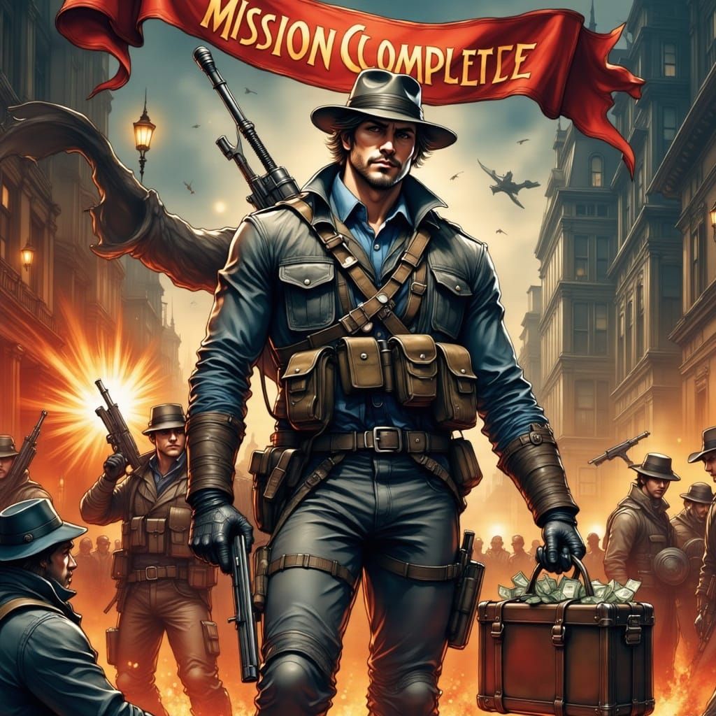 Mercenary Completes Mission in Cinematic Style