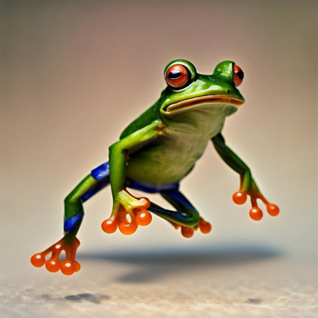 Cool Frog Dancing at Party