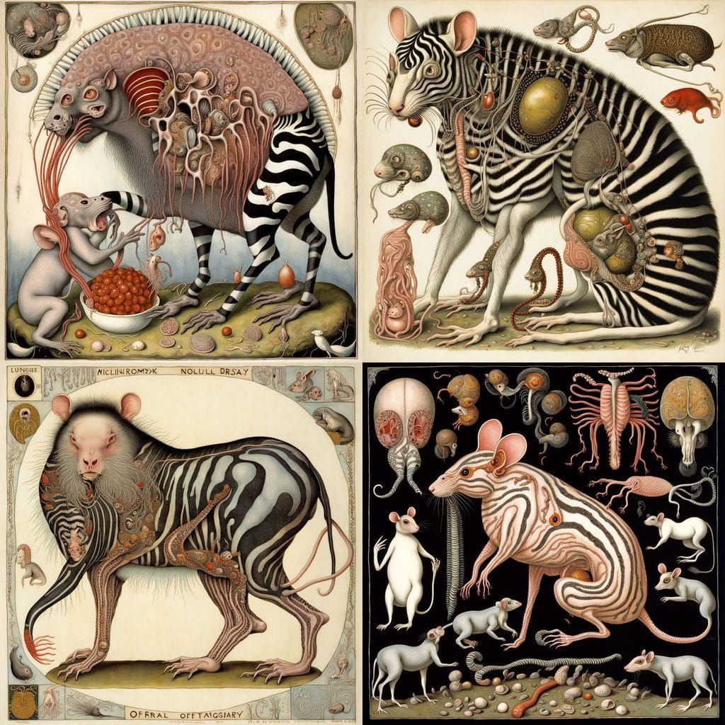 Bizarre Anatomical Homunculus by Kay Nielsen and Carl Larsso...