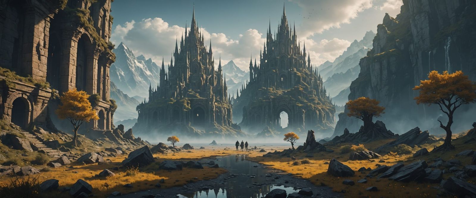 Fantastical Apocalypse Concept Art in Deep Color