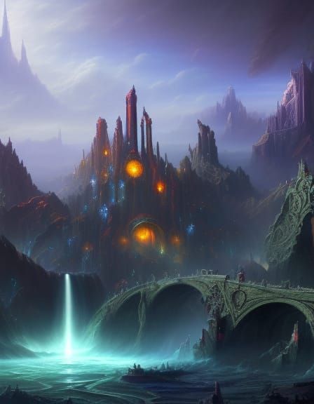 Hungarian Girl in Stained Glass Style