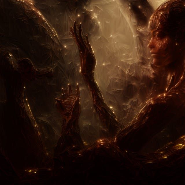 August Harvest Portrait in Hyperdetailed Style